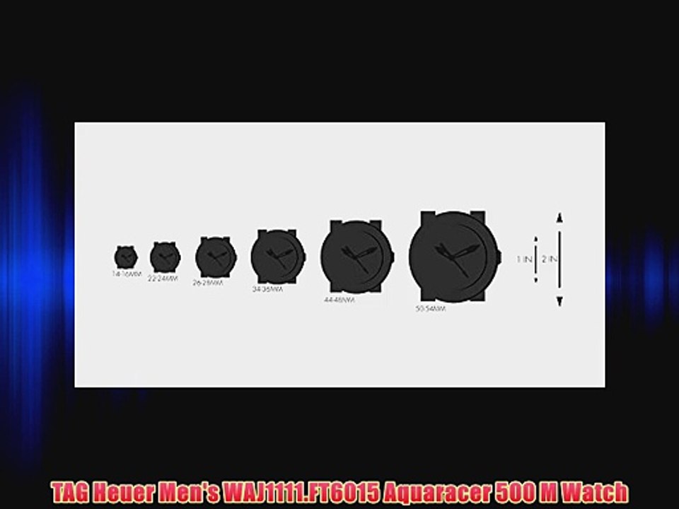TAG Heuer Men's WAJ1111.FT6015 Aquaracer 500 M Watch