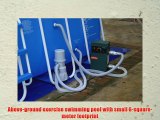 iPool Deluxe Above Ground Exercise Swimming Pool with Filter / Pump and Heater Upgrade