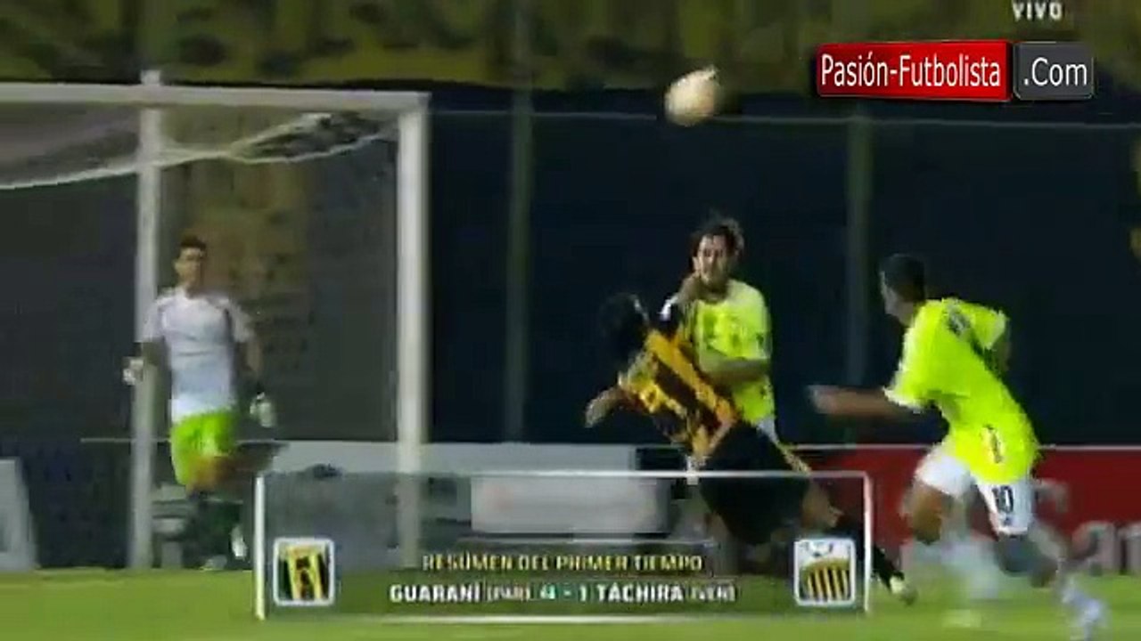 Guarani vs Tachira 5-2 Resumen Completo & Todos los Goles Copa Libertadores 2015‬ -HD
