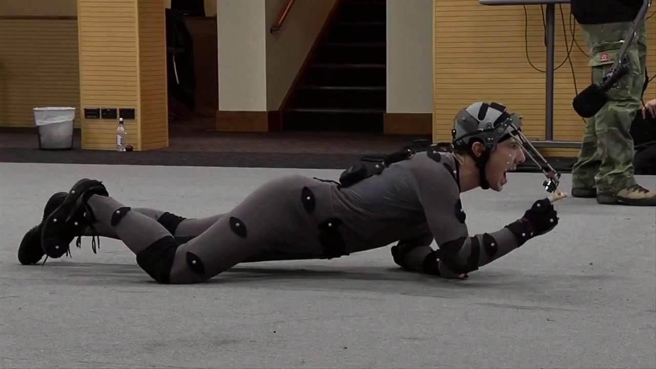 Benedict Cumberbatch Smaug Motion Capture