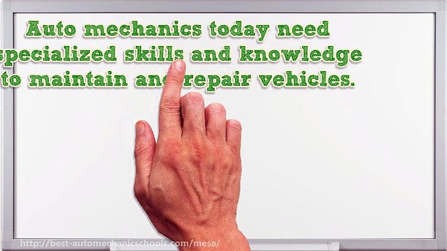 Auto Mechanic Schools in Mesa AZ