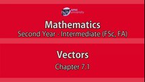 Vectors - EX 7.1