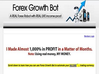 Forex Growth Bot - Low Risk To Reward, Plenty Of Proof