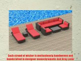 Urban Furnishing - IBIZA 10pc Modern Outdoor Backyard Wicker Rattan Patio Furniture Sofa Sectional