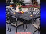 Darlee Elisabeth Cast Aluminum Patio Dining Set - Seats 6