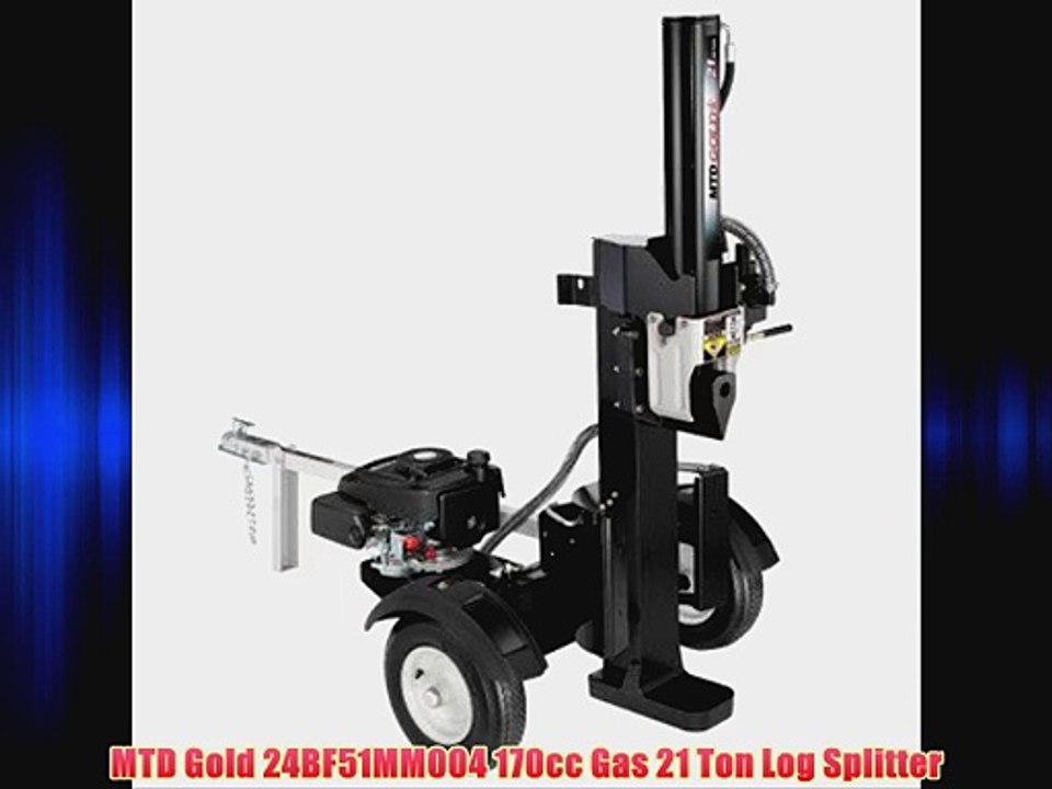 MTD Gold 24BF51MM004 170cc Gas 21 Ton Log Splitter