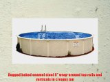 Embassy Pool 4-1500 PARA100 Above Ground Swimming Pool 15-Feet by 52-Inch Creamy Tan