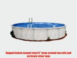 Embassy Pool 4-2700 PARA101 Above Ground Swimming Pool 27-Feet by 52-Inch Silver Tone