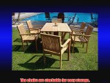 Grade-A Teak Wood Luxurious Dining Set Collections: 7 pc - 69 Warwick Rectangle Table And 6