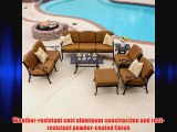 Heritage 7-person Cast Aluminum Patio Deep Seating Set