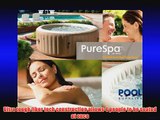 Intex Pure Spa Deluxe Inflatable 4 Person Portable Spa Hot Tub Jacuzzi Complete Set Up