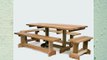 Cedar Picnic Table Outdoor Patio Set (10 person)