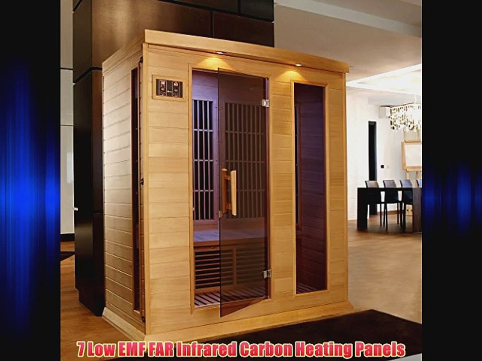 DYNAMIC SAUNAS AMZ-MX-K306-01 Maxxus Marseille 3-Person Far Infrared Sauna
