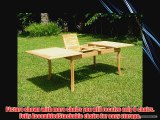 New 9 Pc Luxurious Grade-A Teak Dining Set - 94 Rectangle Table And 8 Stacking Arm Chairs [Model:CH6]