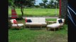 New Luxurious 6 Piece Teak Sofa Set - Sofa 2 Lounge Chairs Ottoman Rectangle Coffee Table And