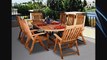 Amazonia Teak Belfast 9-Piece Teak Oval Dining Set