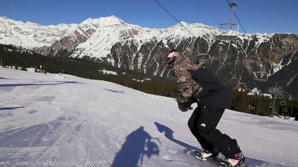 Snowpark Ratschings: Snowboard Action from a bird's-eye view - 12.02.2015