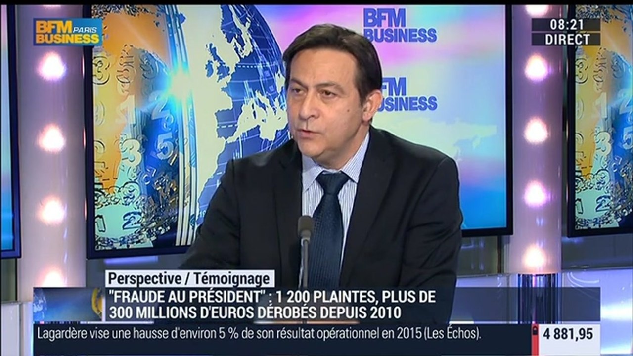 Fraude au président: "Plus de 350 millions d'euros ont été dérobés aux entreprises françaises": Jean-Marc Souvira - 11/03