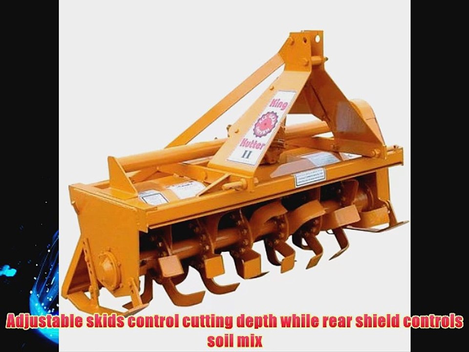 King Kutter Gear-Driven Rotary Tiller - 6ft. Tiller Width Model# TG-72-Y