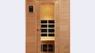 ClearLight CE-2 Two Person Sauna Infrared Fusion Carbon/Ceramic - Nordic Spruce Wood New
