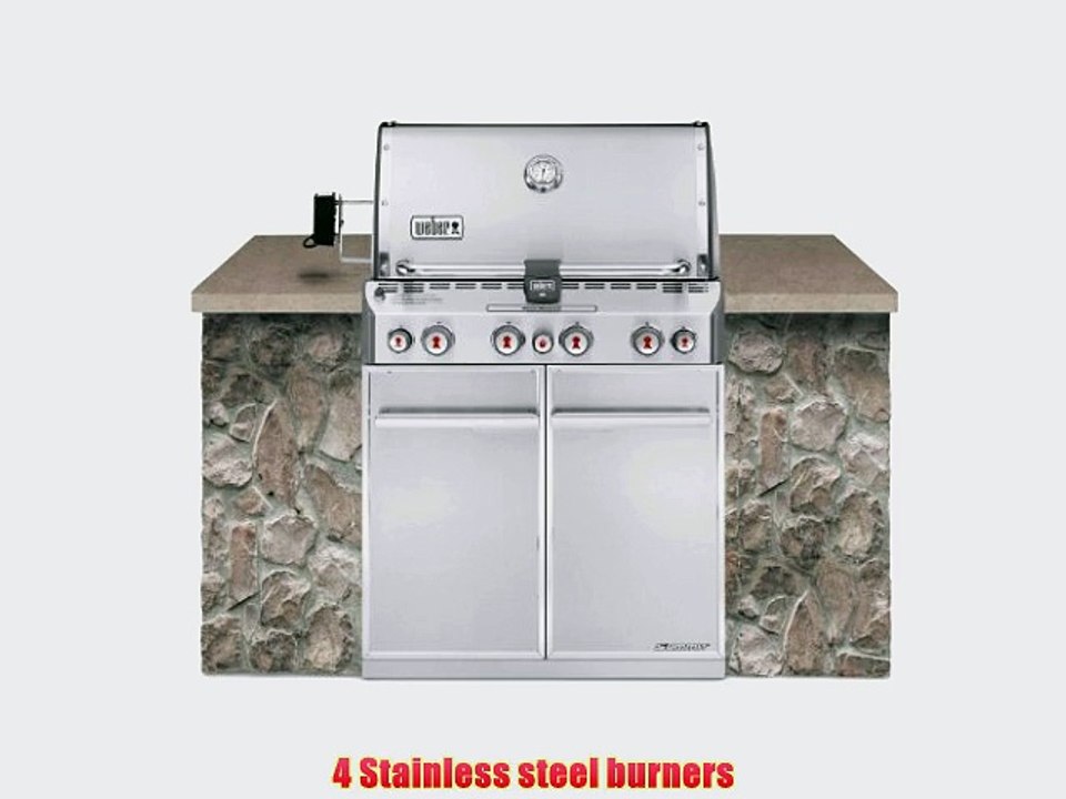 Weber Summit S-460 Built-In Natural Gas in Stainless Steel Grill