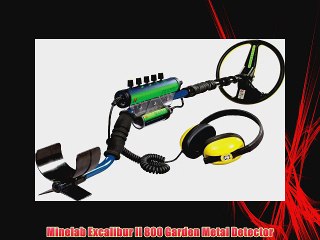 Minelab Excalibur II 800 Garden Metal Detector