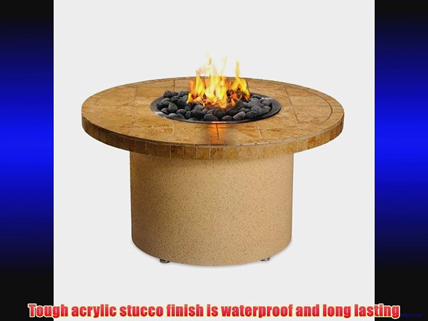 Sedona By Lynx Lp Round Ice N Fire Pit 44 Inch Sandalwood Video