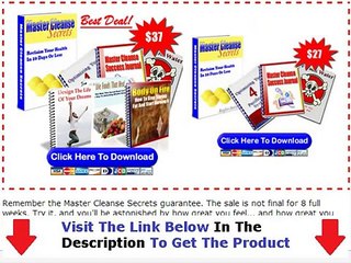 Master Cleanse Secrets Book + Get Discount