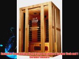 Lifesmart Infra Color Ultimate 3 Person Sauna with Multi Remote Control Chromo Therapy and
