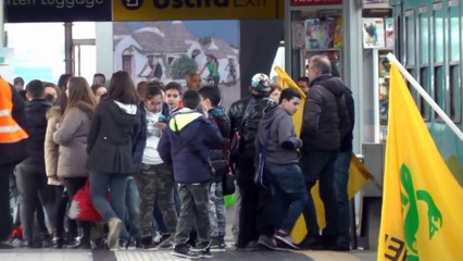 Napoli - Arriva il treno verde di Legambiente -2- (10.03.15)