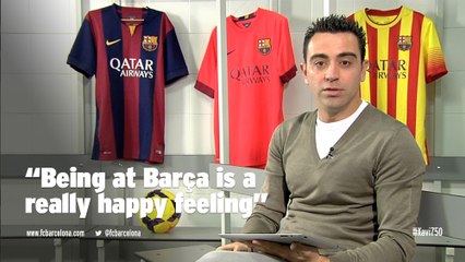 Interview with Xavi Hernández to mark 750 games