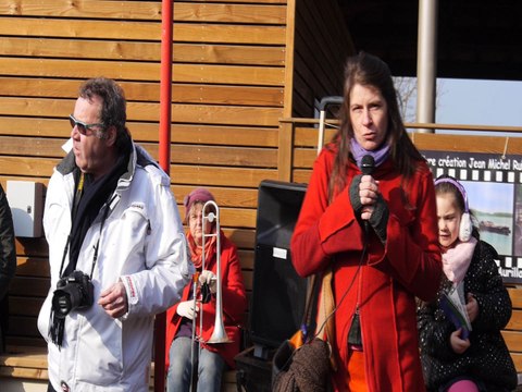 1 Inauguration du bato-livre, de l'expo Jaurès, et de l'école .Quelle journée !!