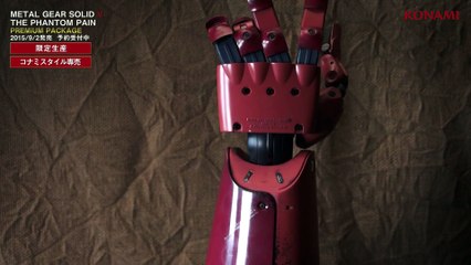 MGS 5 : la prothèse de Snake à échelle réelle