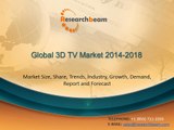 Global 3D TV Market  Size, Share, Industry Trends, Report 2014-2018