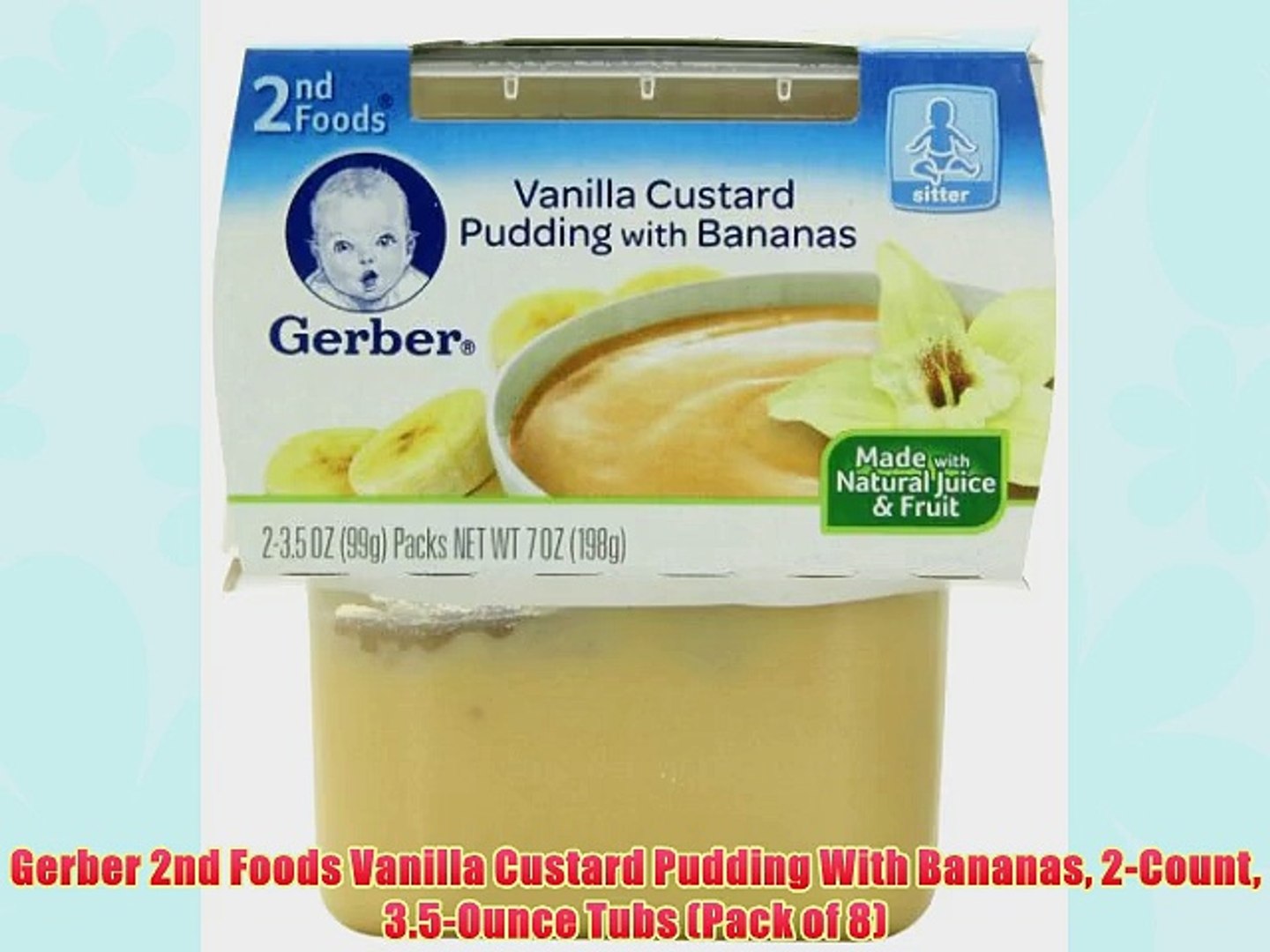 gerber vanilla custard pudding