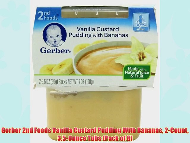 gerber vanilla custard pudding without bananas