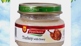 First Choice Baby Food Turkey with Gravy Stage 2 2.5oz(pack of 12)