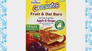 Gerber Graduates Fruit and Oat Bar Apple Grape 2.12 Ounce (Pack of 12)