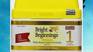 Bright Beginnings Premium Milk-Based Formula with Iron 23.4 Ounce