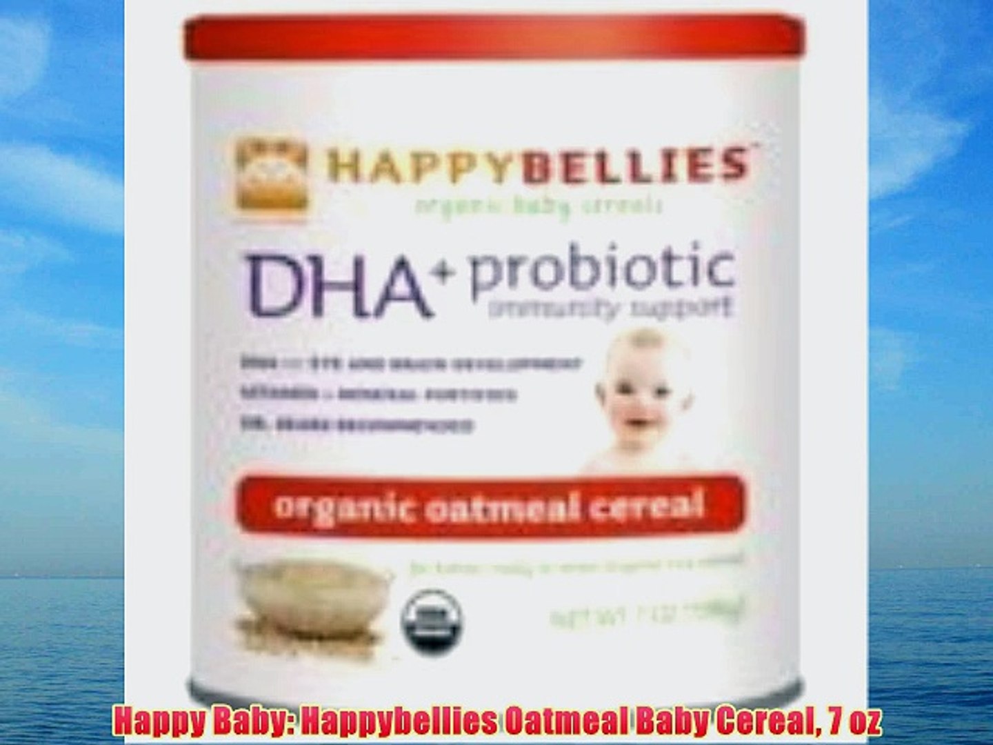 happy baby cereal oatmeal 7 oz