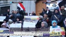 وقفة لعدد من المصريين في تركيا إحتجاجا على تنفيذ أول حكم إعدام بحق معارض
