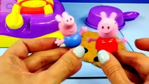 Peppa Pig Sing Along Kitchen Play Doh Muddy Puddles Cooking Playset Peppa's Song and Dance Toys