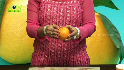 How to Peel an Orange like a Caterpillar Style | Easy way to Eat