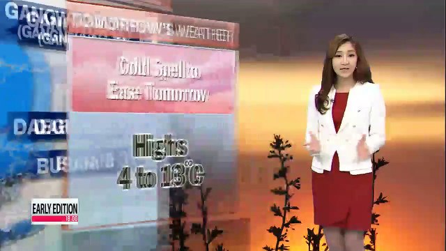 Temperatures to rebound to seasonal averages tomorrow