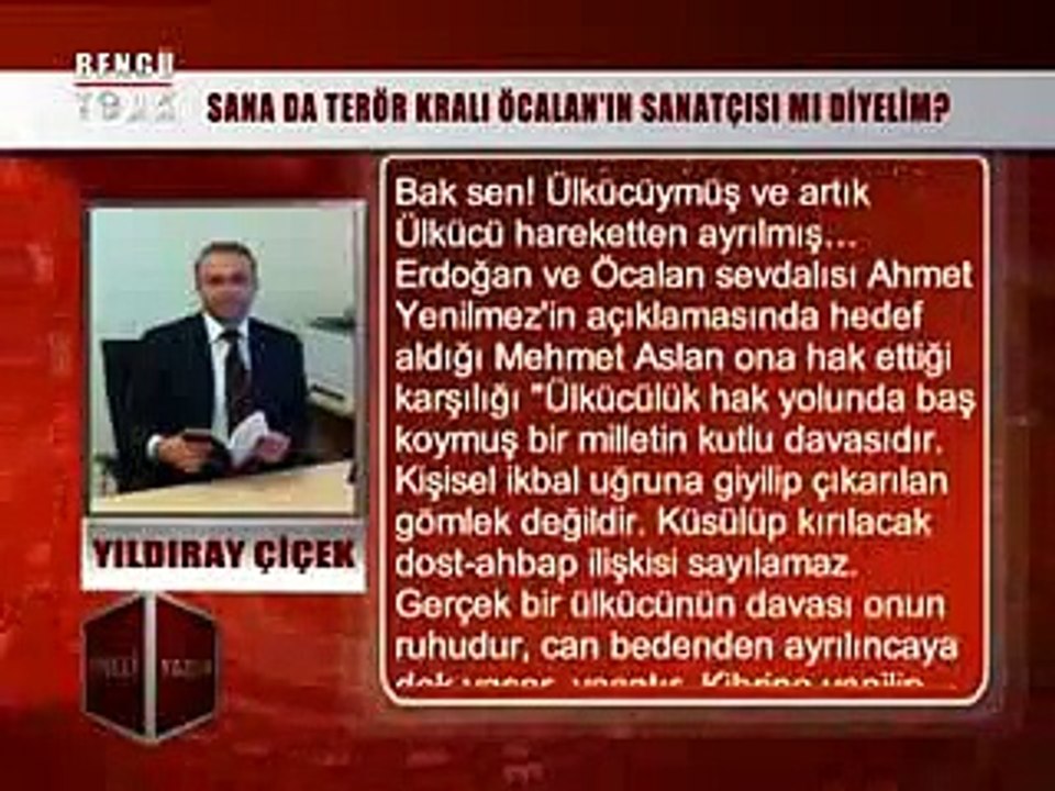 KÖŞELİ YAZILAR - YILDIRAY ÇİÇEK - 11.03.2015