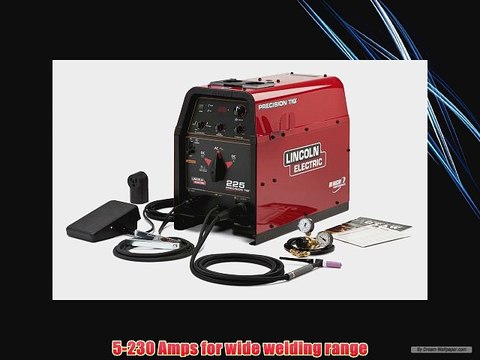 - Lincoln Electric Precision TIG 225 230V AC/DC TIG Welder featuring Micro-Start II Technology