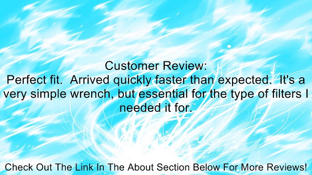 OmniFilter OW1 Filter Wrench Review