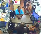 Disgusting Mother Uses Her Kids to Steal Phones While She Distracts the Clerk