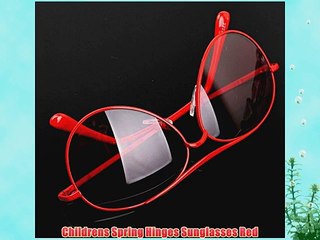 Childrens Spring Hinges Sunglasses Red