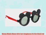 Disney Minnie Mouse Girls Ears Sunglasses No Size Black/red
